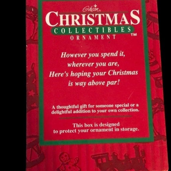 Gibson Christmas Collectable “At Home On The Range” Vintage Holiday Ornament NIB - Picture 8 of 12
